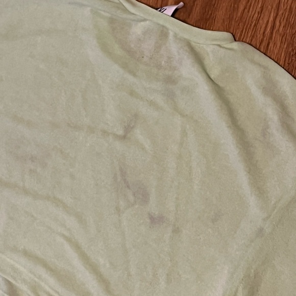 princess polly mesh see through top lime green size 8 - Picture 5 of 5